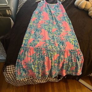 Lilly Pulitzer Pink and Blue Floral Dress